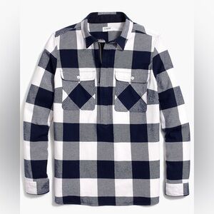 J.Crew Factory Buffalo Plaid Flannel shirt jacket size XXS